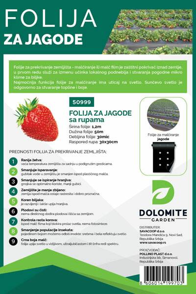 Folija malc za jagode